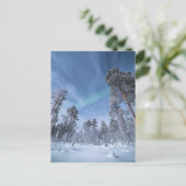 Noorderlicht Noorwegen Briefkaart (Staand voorkant)