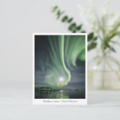 Noorderlicht Noorwegen Briefkaart (Staand voorkant)
