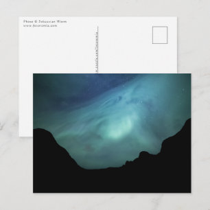 Noorderlicht Noorwegen Briefkaart