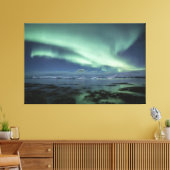 Noorderlicht Noorwegen Canvas Afdruk (Insitu (Woonkamer))