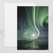 Noorderlicht Noorwegen Card Save The Date (Voorkant / Achterkant)