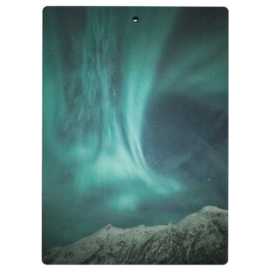 Noorderlicht Noorwegen Klembord (Achterkant)
