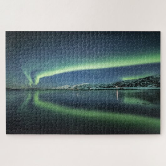 Noorderlicht Noorwegen Legpuzzel (Horizontaal)