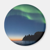 Noorderlicht Noorwegen Magneet (Voorkant)