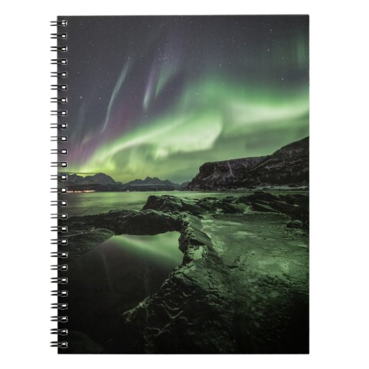 Noorderlicht Noorwegen Notitieboek (Voorkant)