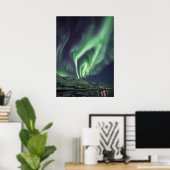 Noorderlicht Noorwegen Poster (Thuiskantoor)