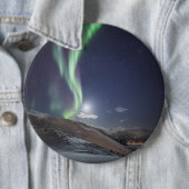 Noorderlicht Noorwegen Ronde Button 6,0 Cm (In situ)