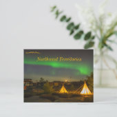 Noorderlicht Northwest Territories Canada Briefkaart (Staand voorkant)