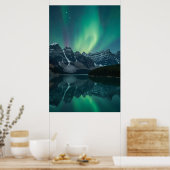 Noorderlicht Panorama – drie-panel landschap P Poster (Keuken)