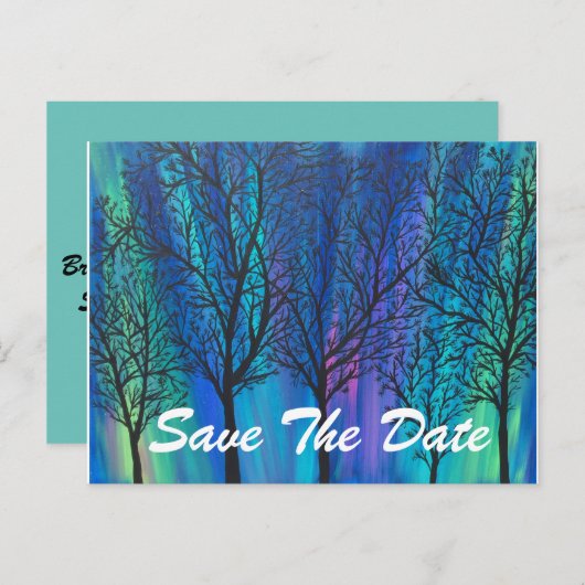 Noorderlicht Red de datum, Aankondigingskaart (Voorkant / Achterkant)