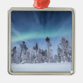 Noorderlicht Scandinavië Metalen Ornament (Voorkant)