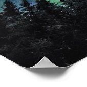 Noorderlicht Scandinavië Poster (Hoek)