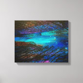 Noorderlicht schilderij canvas afdruk (Voorkant)