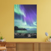 Noorderlicht Senja Canvas Afdruk (Insitu (Woonkamer))