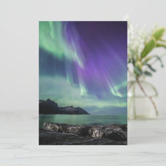 Noorderlicht Senja Kaart (Staand voorkant)