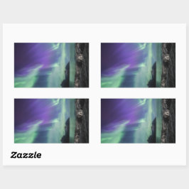 Noorderlicht Senja Rechthoekige Sticker