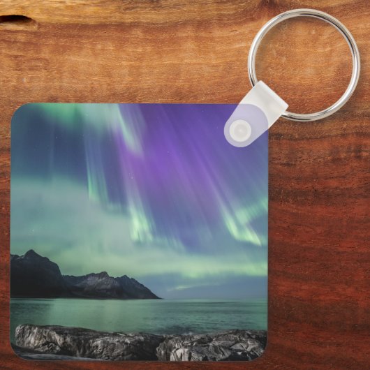 Noorderlicht Senja Sleutelhanger (Achterkant)