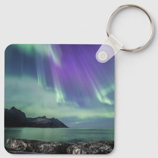 Noorderlicht Senja Sleutelhanger (Achterkant)