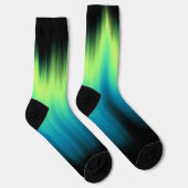 Noorderlicht Socks Aurora Kunst Socks Op Maat Gema Sokken (Rechts)
