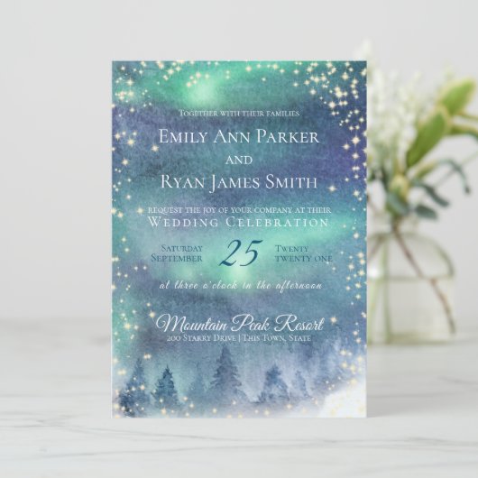 Noorderlicht Sterrenhemel Kaart (Staand voorkant)