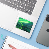 Noorderlicht Sticker (Laptop met iPhone)