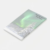 Noorderlicht tijdens de winter  post-it® notes (Schuin)