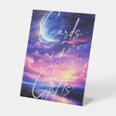 Noorderlicht trouwkaarten & geschenken voetstuk te reclamebord met voetstuk (Voorkant)