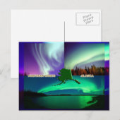 Noorderlicht van Alaska Collage Briefkaart (Voorkant / Achterkant)