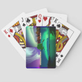 Noorderlicht van Alaska Collage Speelkaarten (Achterkant)