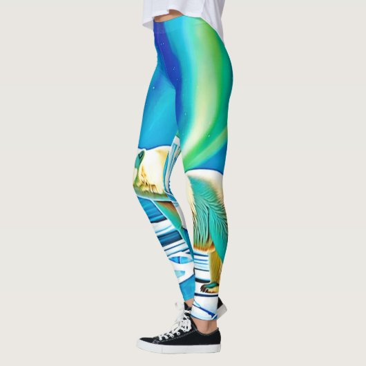 Noorderlicht van het Arctisch Beer Leggings (Links)