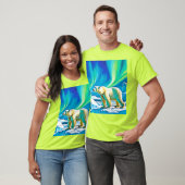 Noorderlicht van het Arctisch Beer T-shirt (Unisex)