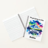 Noorderlicht verlicht de schoonheid van Alaska Notitieboek (Binnen)