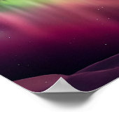 Noorderlicht & Vreedzaam Meer Poster (Hoek)