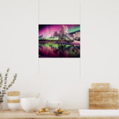 Noorderlicht & Vreedzaam Meer Poster (Keuken)