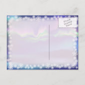 Noorderlicht Vrolijk kerstfeest Feestdagenkaart (Achterkant)