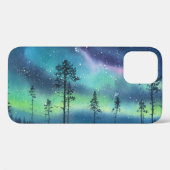 Noorderlicht, waterverf landschap Case-Mate iPhone case (Achterkant (horizontaal))