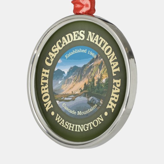 noorderwatervallen (NP2) Metalen Ornament (Links)