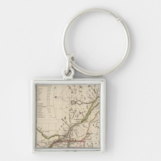 Noordgedeelte Verenigde Staten Sleutelhanger (Voorkant)