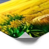 Noordgroen beest in de berg | AI Art Poster (Hoek)