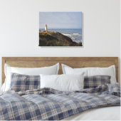 Noordhoofdvuurtoren op Longstrand, WA Canvas Afdruk (Insitu (Slaapkamer))