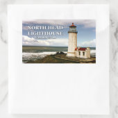 Noordhoofdvuurtoren, Washington Rechthoekige Sticker (Tas)