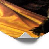 Noordingsscène voor Kerstmis - Heilige Familie, Co Poster (Hoek)