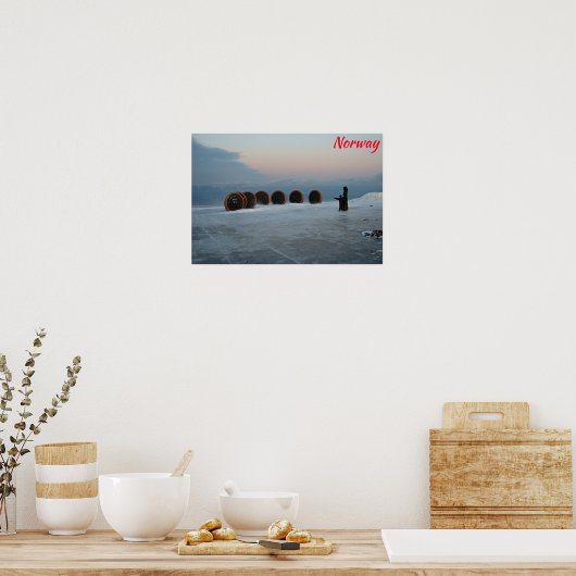Noordkaap, Noorwegen Poster (Keuken)