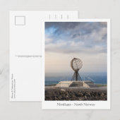 Noordkaap - Nordkapp Noorwegen Briefkaart (Voorkant / Achterkant)