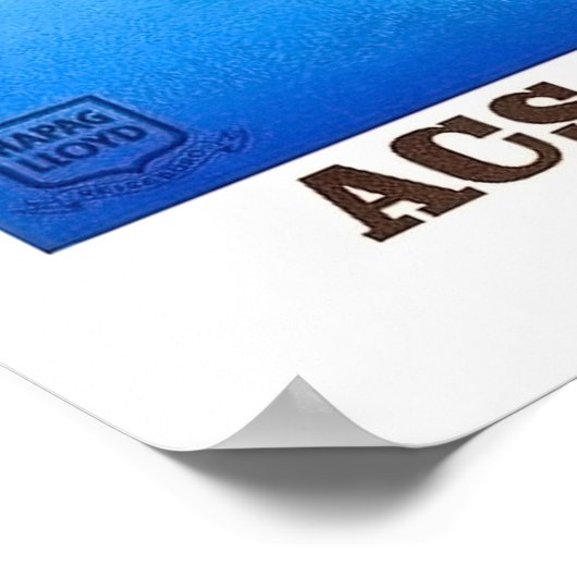 Noordkapp, Noorwegen, zeilschip, berglandschap Poster (Hoek)