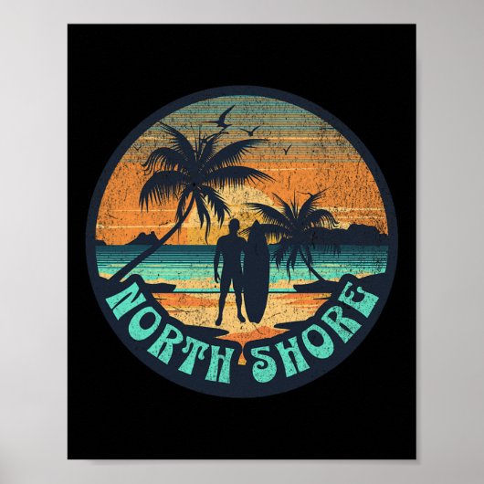 Noordkust Hawaï _1 Poster (Voorkant)