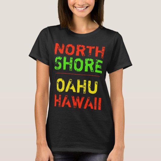 NOORDKUST HAWAIÏ T-SHIRT (Voorkant)