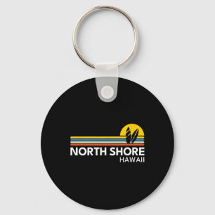 Noordkust Hawaii Vintage Retro Souvenirs Surfen Sleutelhanger