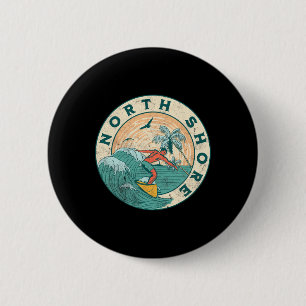 Noordkust van Hawaï Ronde Button 5,7 Cm