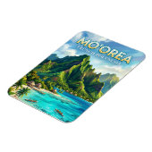 Noordkust van Moorea Frans-Polynesië Magneet (Linkerzijde)